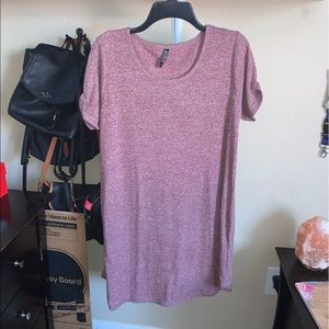 Cotton On Burgundy T-shirt Dress